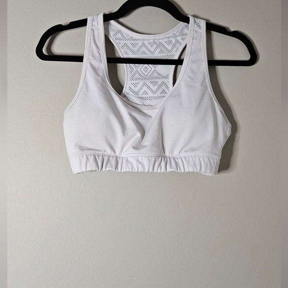 Zyia Active White Bomber Bra *please see pictures for measurements* - Picture 1 of 6